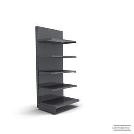 Ihr individuelles Wandregal | H 180 cm | B 66,5 cm | T 57 cm | 4 FB T 47 cm | RAL 7015 | Artikelnummer: AF-665-180-57-4-47-S
