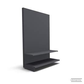 Ihr individuelles Wandregal | H 210 cm | B 125 cm | T 57 cm | 1 FB T 47 cm | RAL 7015 | Artikelnummer: AF-125-210-57-1-47-S