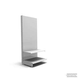 Ihr individuelles Wandregal | H 180 cm | B 66,5 cm | T 57 cm | 1 FB T 47 cm | RAL 7035 | Artikelnummer: AF-665-180-57-1-47-L