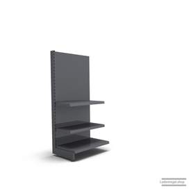 Ihr individuelles Wandregal | H 160 cm | B 66,5 cm | T 47 cm | 2 FB T 37 cm | RAL 7015 | Artikelnummer: AF-665-160-47-2-37-S