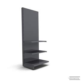 Ihr individuelles Wandregal | H 210 cm | B 66,5 cm | T 57 cm | 2 FB T 47 cm | RAL 7015 | Artikelnummer: AF-665-210-57-2-47-S
