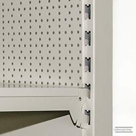 Rückwand Rundlochung | H 40 cm | B 66,5 cm | Artikelnummer: SR-T-N-LRW40665
