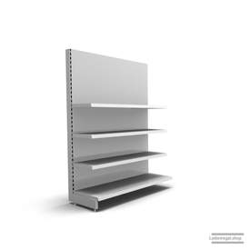 Ihr individuelles Wandregal | H 180 cm | B 125 cm | T 47 cm | 3 FB T 37 cm | RAL 7035 | Artikelnummer: AF-125-180-47-3-37-L