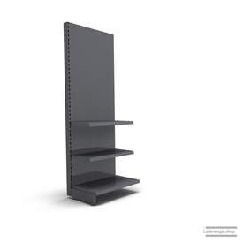 Ihr individuelles Wandregal | H 210 cm | B 66,5 cm | T 47 cm | 2 FB T 37 cm | RAL 7015 | Artikelnummer: AF-665-210-47-2-37-S