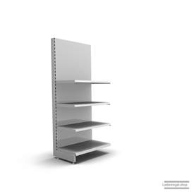 Ihr individuelles Wandregal | H 180 cm | B 66,5 cm | T 47 cm | 3 FB T 47 cm | RAL 7035 | Artikelnummer: AF-665-180-47-3-47-L