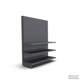 Ihr individuelles Wandregal | H 180 cm | B 125 cm | T 47 cm | 2 FB T 47 cm | RAL 7015 | Artikelnummer: AF-125-180-47-2-47-S