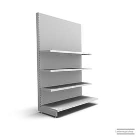 Ihr individuelles Wandregal | H 210 cm | B 125 cm | T 57 cm | 3 FB T 37 cm | RAL 7035 | Artikelnummer: AF-125-210-57-3-37-L