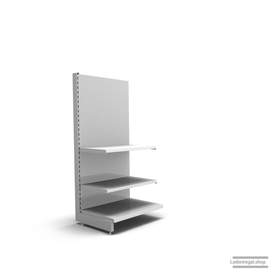 Ihr individuelles Wandregal | H 160 cm | B 66,5 cm | T 57 cm | 2 FB T 47 cm | RAL 7035 | Artikelnummer: AF-665-160-57-2-47-L