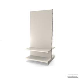 Ihr individuelles Gondelregal | H 210 cm | B 100 cm | T 2x 47 cm | 2 FB T 47 cm | RAL 9001 | Artikelnummer: AFGR-100-210-47-2-47-J