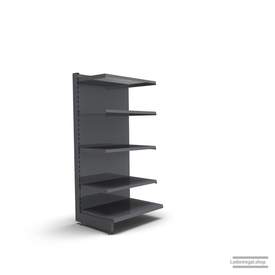 Ihr individuelles Wandregal | H 160 cm | B 66,5 cm | T 57 cm | 4 FB T 47 cm | RAL 7015 | Artikelnummer: AF-665-160-57-4-47-S