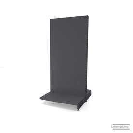 Ihr individuelles Gondelregal | H 210 cm | B 100 cm | T 2x 57 cm | 0 FB | RAL 7015 | Artikelnummer: AFGR-100-210-57-0-37-S