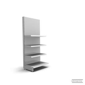 Ihr individuelles Wandregal | H 180 cm | B 66,5 cm | T 47 cm | 3 FB T 37 cm | RAL 7035 | Artikelnummer: AF-665-180-47-3-37-L