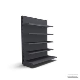 Ihr individuelles Wandregal | H 180 cm | B 125 cm | T 57 cm | 4 FB T 37 cm | RAL 7015 | Artikelnummer: AF-125-180-57-4-37-S