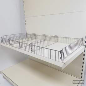 Frontgitter | B 100 cm | H 9,5 cm | verchromt | Artikelnummer: SR-T-N-FG095100 