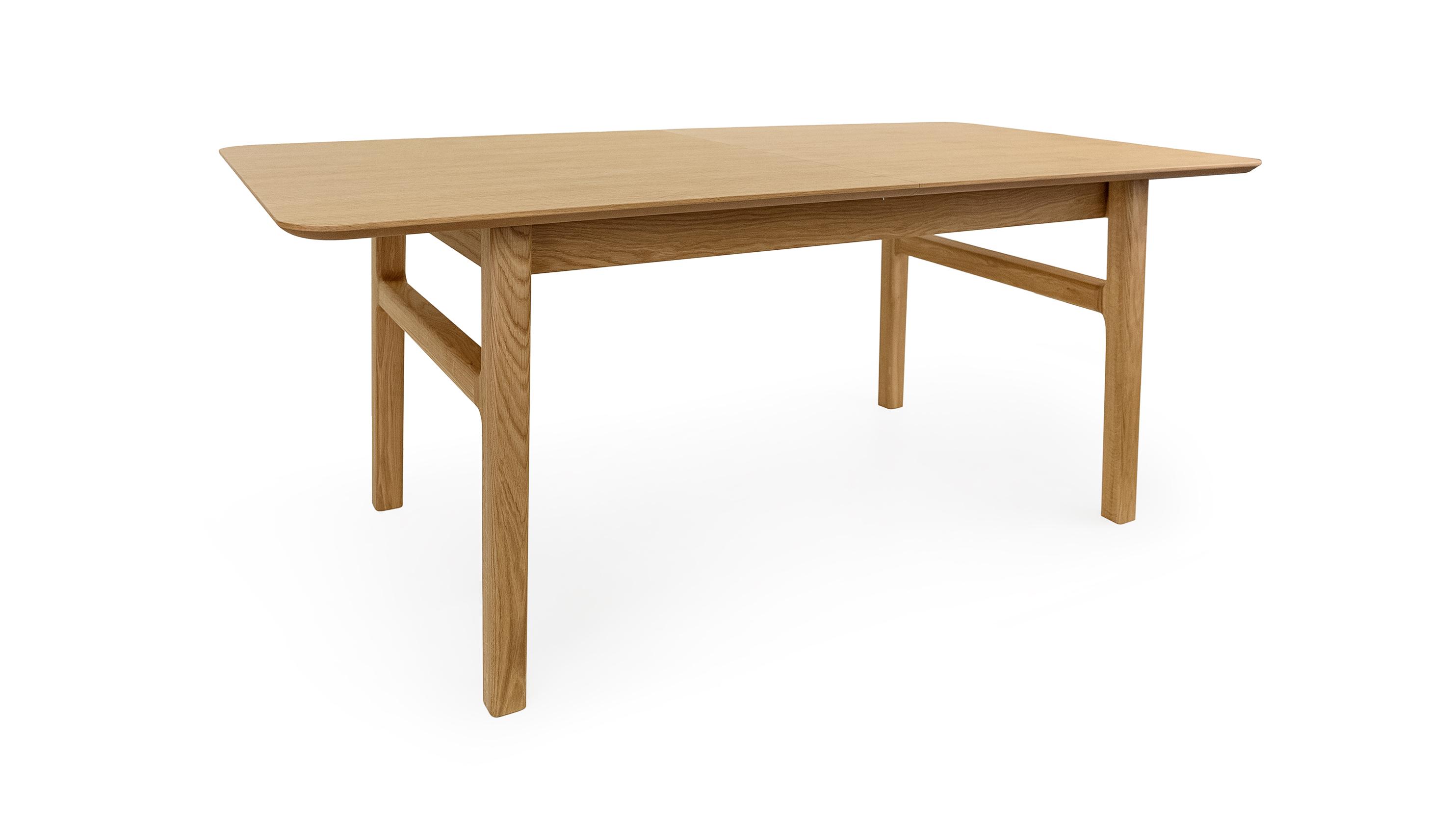 Großer ausziehbarer Esstisch Holz Skandi Style