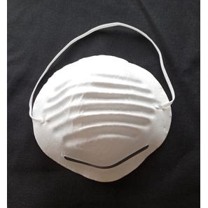 Industriemaske Grobstaubmaske weiß PP mit Gummibändern |  | Artikelnummer: 10008500