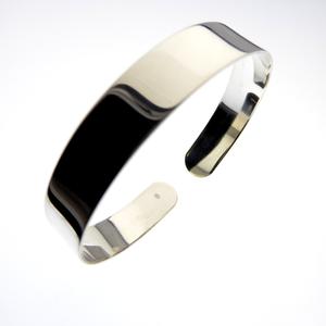 925 Sterling Silber Armreif Rohling 10mm breit |  | Artikelnummer: SAN15