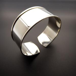 925 Sterling Silber Armreif Rohling 23mm breit e) |  | Artikelnummer: SAN16