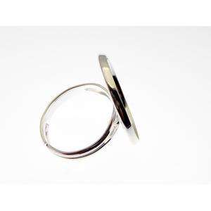 12Stk. Ringrohlinge 20mm Fassung silberfarben |  | Artikelnummer: GE102