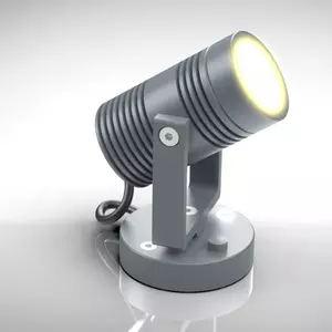 Lumibeam Leseleuchte Alu-Silber  | LumiCoin Spotstrahler - Leseleuchte kaltweiss - Gehäuse Silber | Artikelnummer: WoN-LUMI-LB2-D-40-Si-kalt