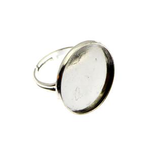 12Stk. Ringrohlinge 20mm Fassung antik silberf. |  | Artikelnummer: GE105