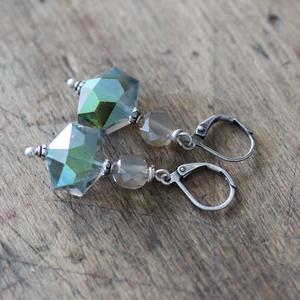 Ohrringe /Polarlichter/ | Glasperlen & Messing | Artikelnummer: 2017