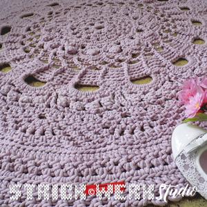 ♥ Häkelteppich-04-1 rund, 123 cm ♥  |  | Artikelnummer: 101115379