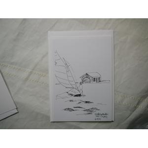 Starboot alt gezeichnet, digitalisiert und als Kunstkarte fertig gestellt |  | Artikelnummer: 8-2014