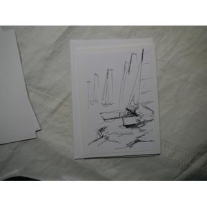 Katamaran Tornado gezeichnet als Kunstkarte |  | Artikelnummer: 12-2014