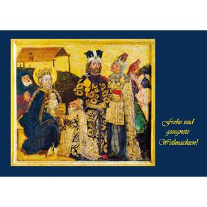 Weihnachtsdarstellung, Heilige Drei Könige /Malmkrog, rum. Mălâncrav  | Weihnachtsbilder aus Kirchen in Siebenbürgen und dem Banat | Artikelnummer: WK-MK3 