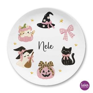 Halloween Teller | Eßteller aus Melamin, BPA frei und hergestellt in Deutschland | Artikelnummer: rsguwhg