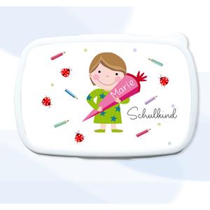 Personalisierte Brotdose | Schulkind | Tolle Brotdose mit Namen personalisiert | Artikelnummer: 107138430
