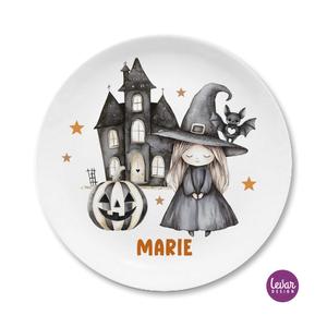 Halloween Teller | Eßteller aus Melamin, BPA frei und hergestellt in Deutschland | Artikelnummer: rsguwhgs