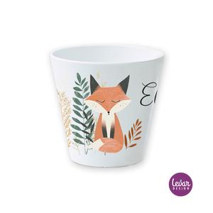 Fuchs Kinderbecher, Trinkbecher | Trinkbecher für Kinder aus hochwertigem Melamin | Artikelnummer: kibechahoi
