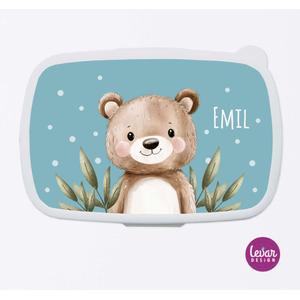Personalisierte Brotdose für Kinder - Bär | Tolle Brotdose mit Namen personalisiert | Artikelnummer: 134820871 -4