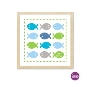 Geburtsanzeige Fische  |  | Artikelnummer: druckfische -4