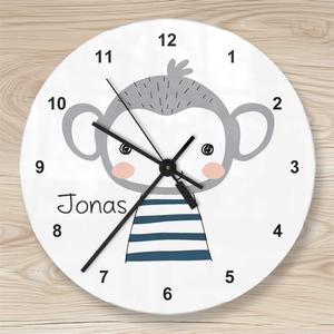 Affe personalisierte Wanduhr  | Wanduhr Affe | Artikelnummer: 1824-5150-0544