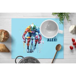 Triathlon Platzset, Platzdeckchen, Tischset | Abwischbares und kratzfestes Tischset  | Artikelnummer: 56325123 -2