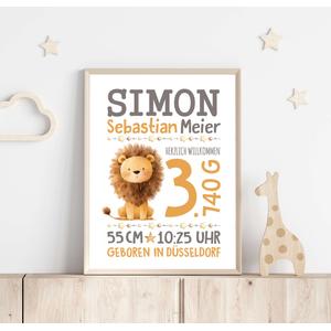 Geschenk Baby mit Namen personalisiert  
