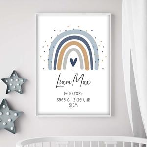 Personalisiertes Baby Poster | 