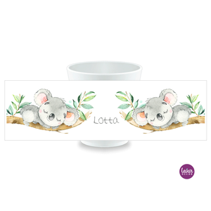 Kinderbecher, Kindertasse Koala  | Zauberhafter Becher für Kinder aus Melamin BPA frei | Artikelnummer: 1011-1336-5446 Kopie
