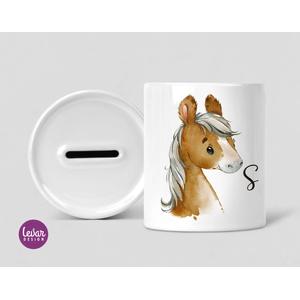 Spardose Pony | Personalisierte Spardose mit Namen | Artikelnummer: 7474-5851-7447