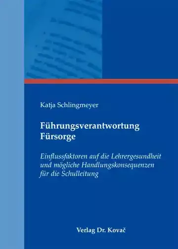 Katja Schlingmeyer: Führungsverantwortung Fürsorge