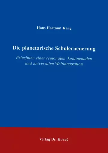 Karg: Die planetarische Schulerneuerung