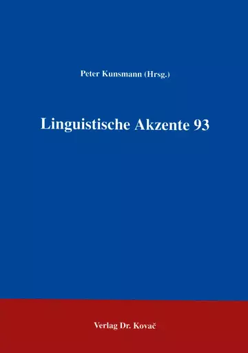 Kunsmann: Linguistische Akzente 93