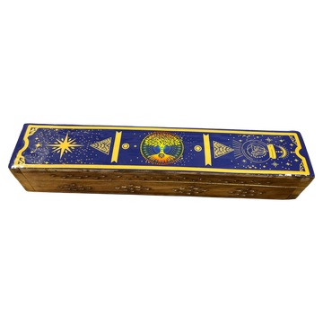 Räucherstäbchenhalter - mit Vorratsbox 