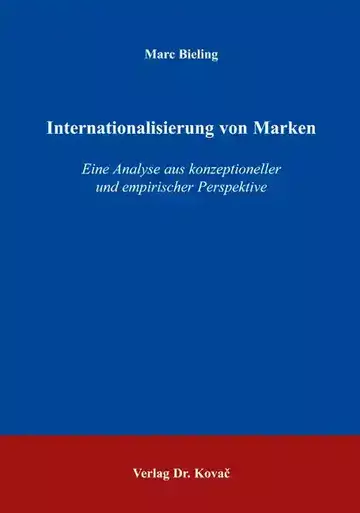 Marc Bieling: Internationalisierung von Marken