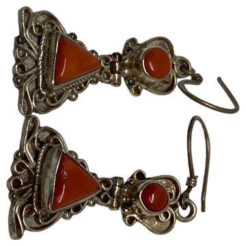 Silberohrring mit Jaspis 