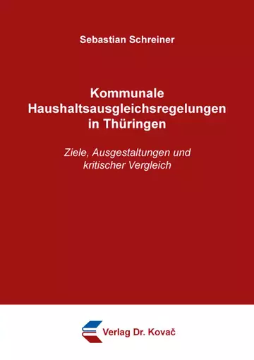 Sebastian Schreiner: Kommunale Haushaltsausgleichsregelungen in Thüringen