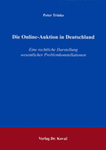 Trinks: Die Online-Auktion in Deutschland